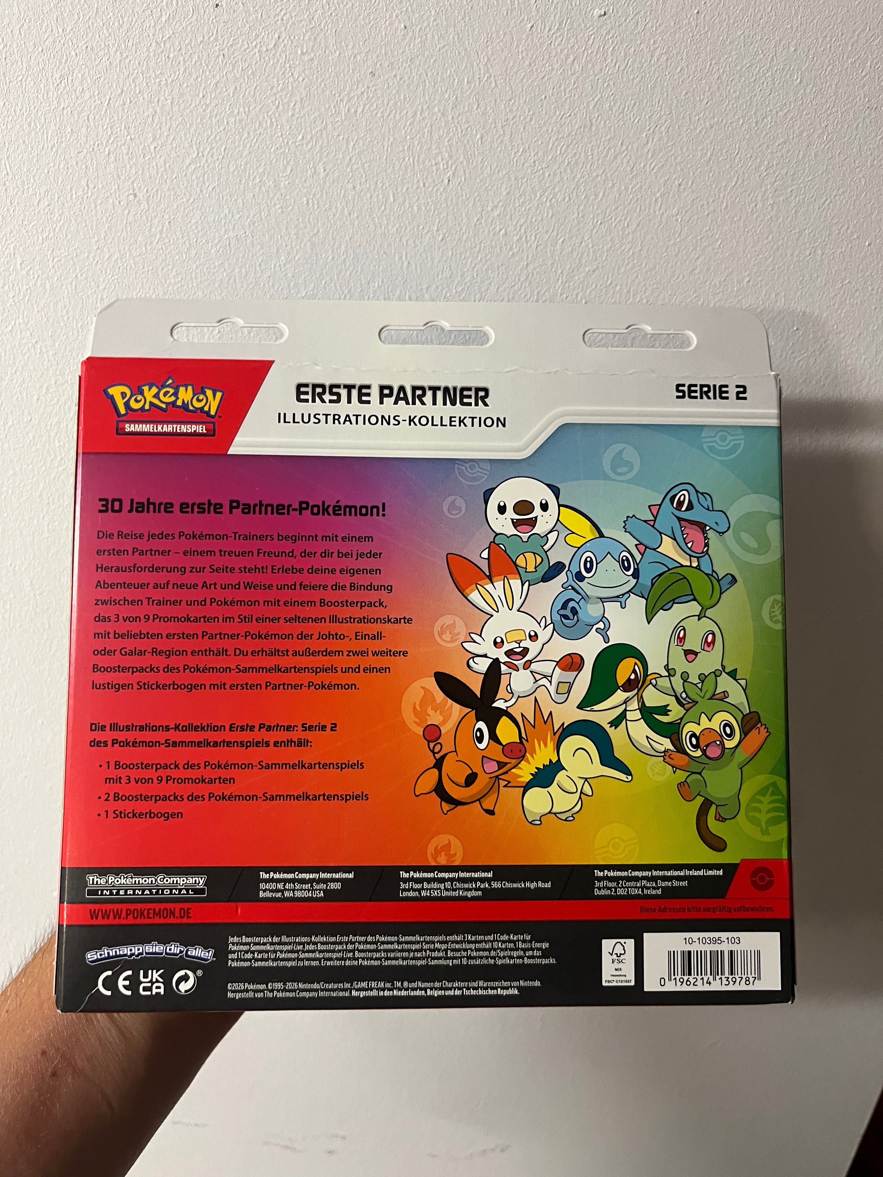 Pokémon erste Partner Serie 2 - Deutsch - sealed