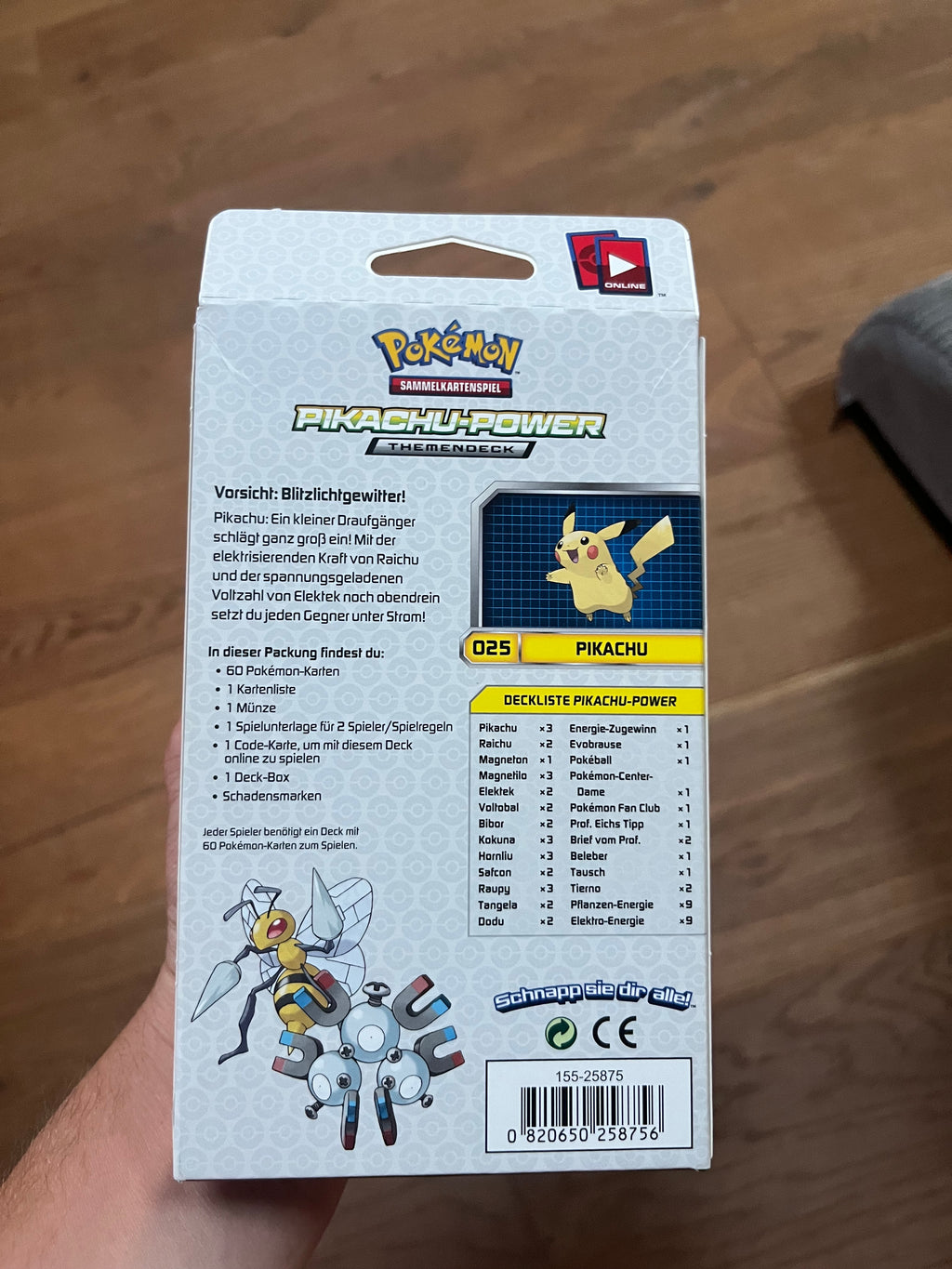 Pokemon Pikachu-Power Themendeck Evolutions sealed